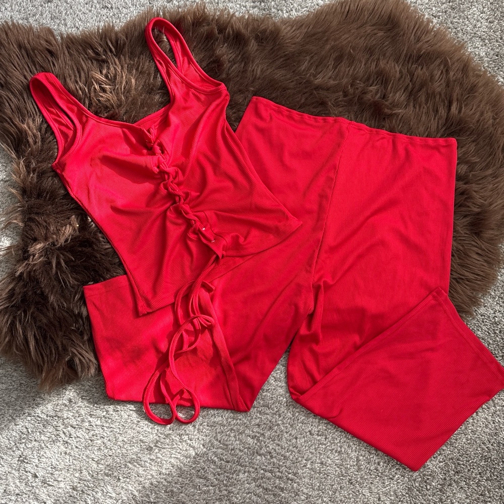 Women's Red Sleepwear Set